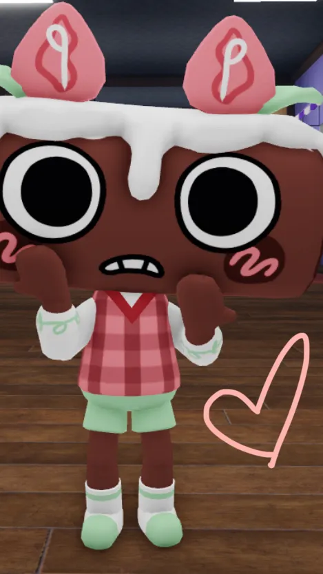 ai character: Berry roll Cosmo  background