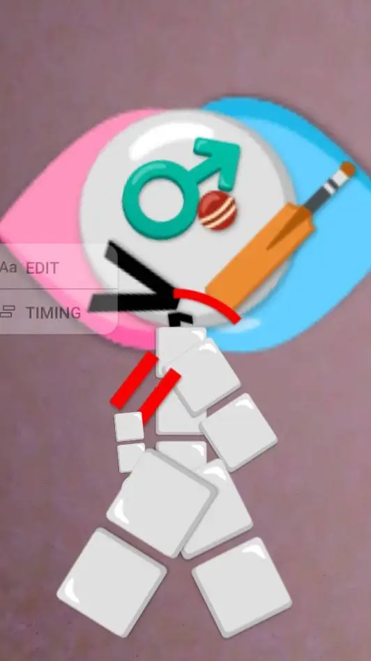 ai character: abused emoji baby background