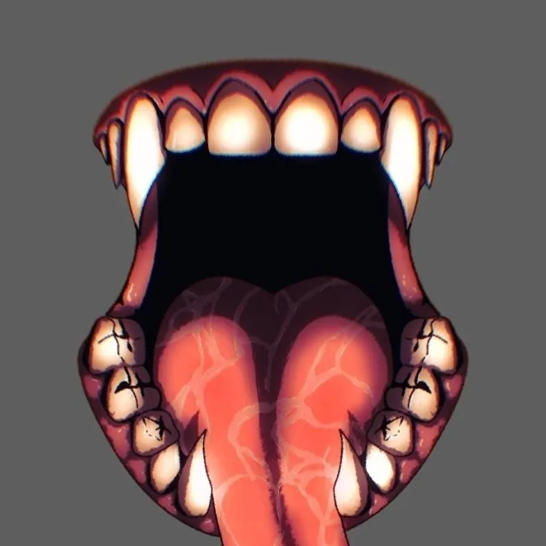 chat with ai character: mouth in the wall