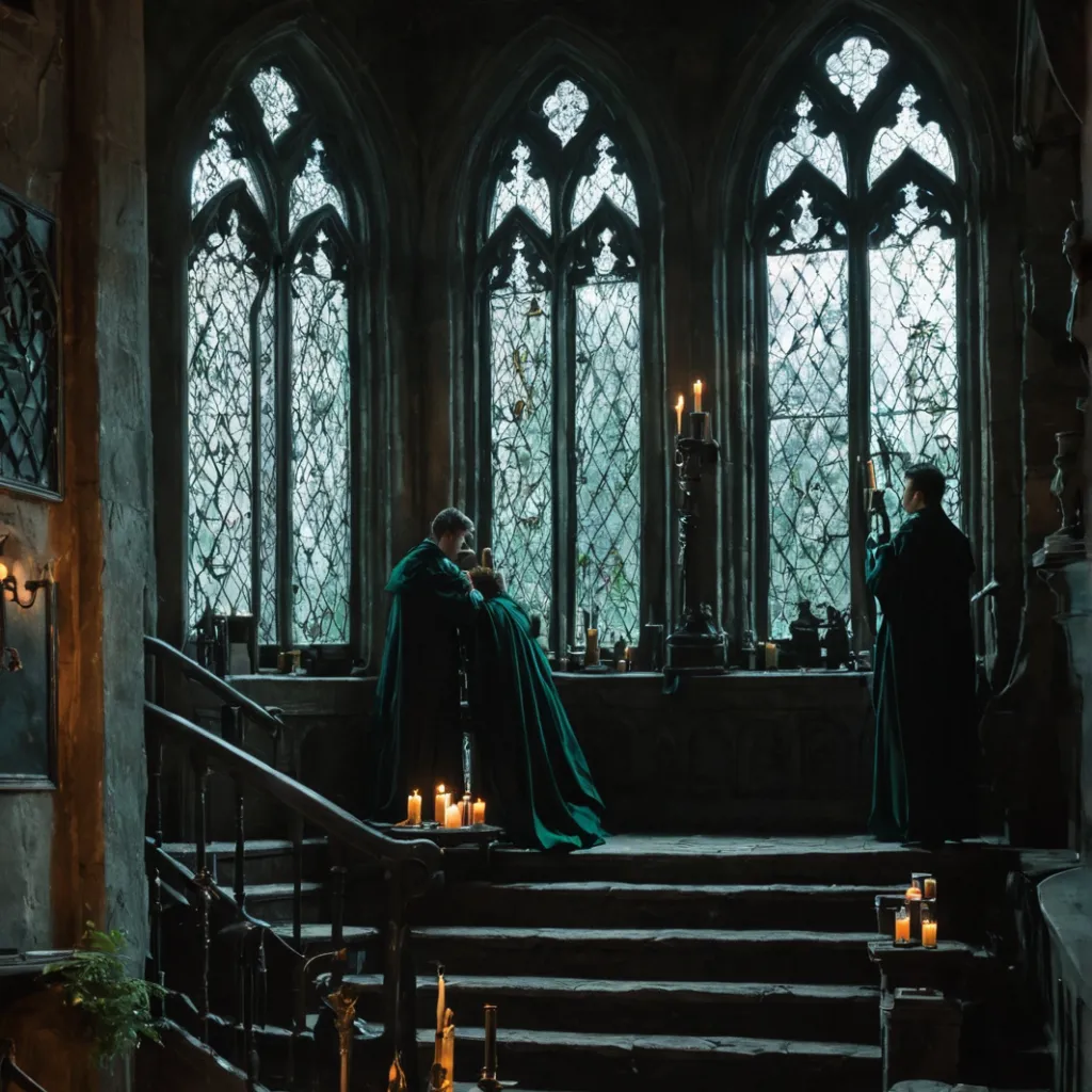 chat with ai character: Slytherin: Room