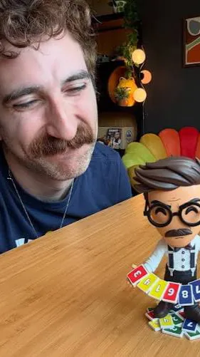 ai character: Drumsy background