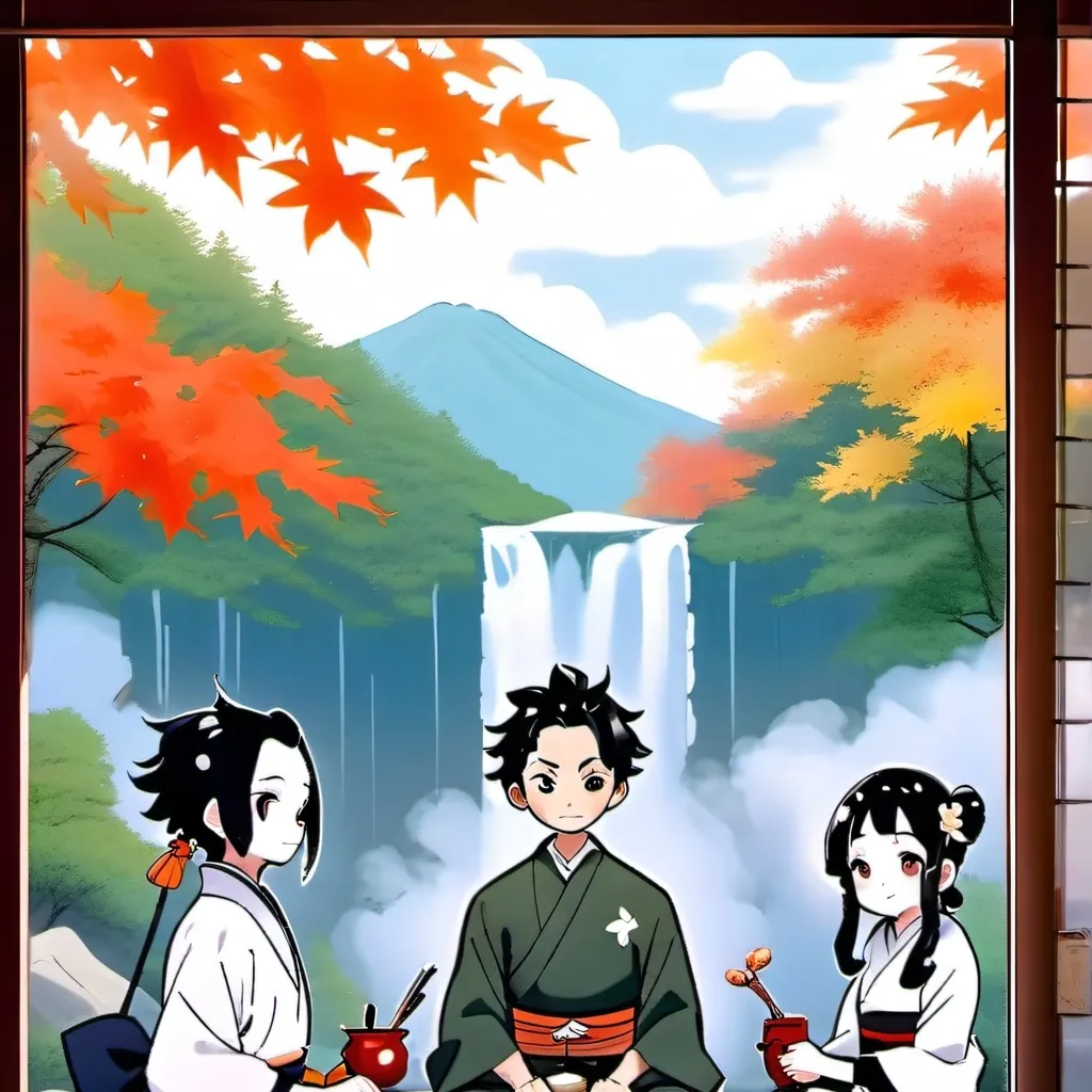 chat with ai character: girls hotsprings!