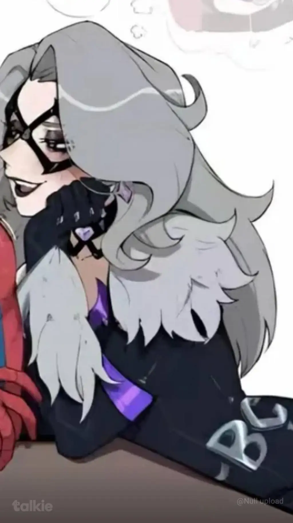 ai character: black cat background