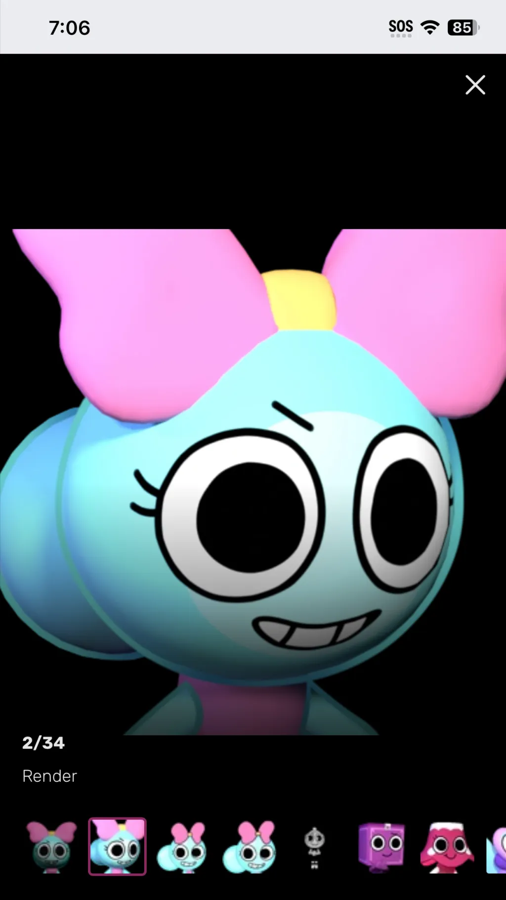 ai character: Dw boxten x poppy background