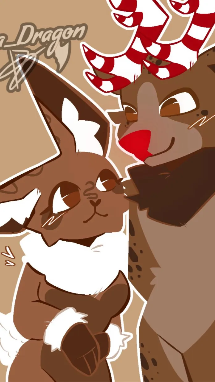 ai character: Choco reindeer  background
