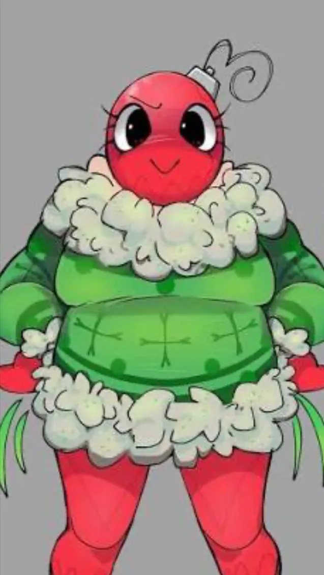 ai character: DW Christmas  background