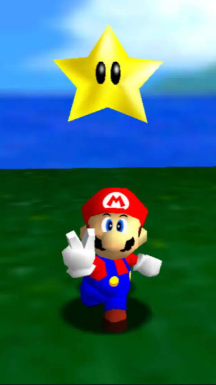 ai character: Mario 64 background