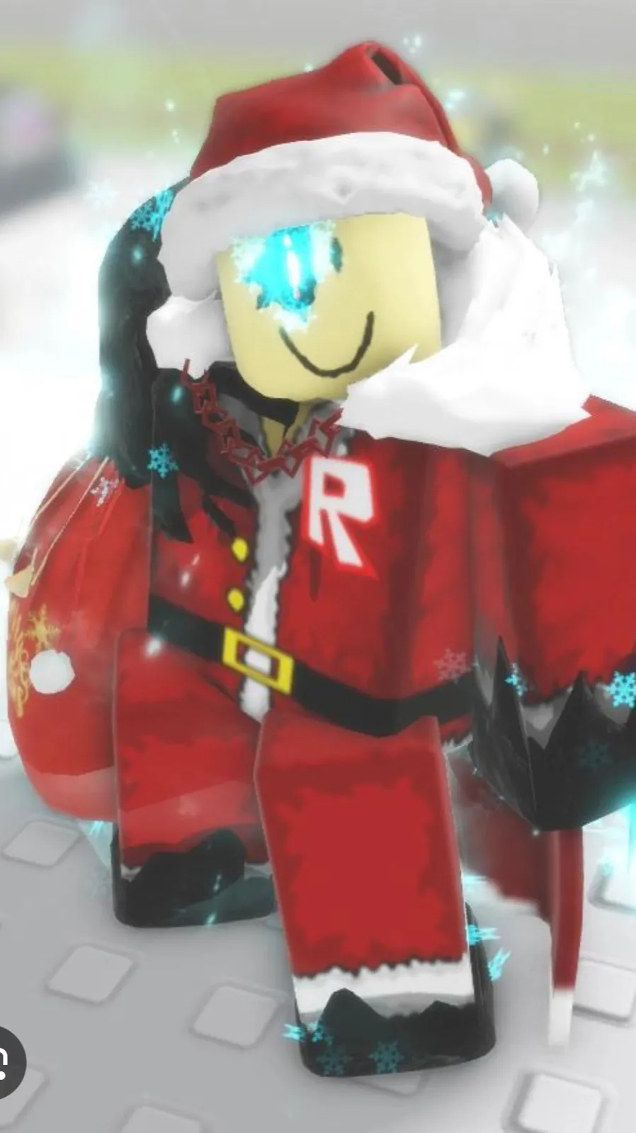 ai character: Forsaken Christmas background