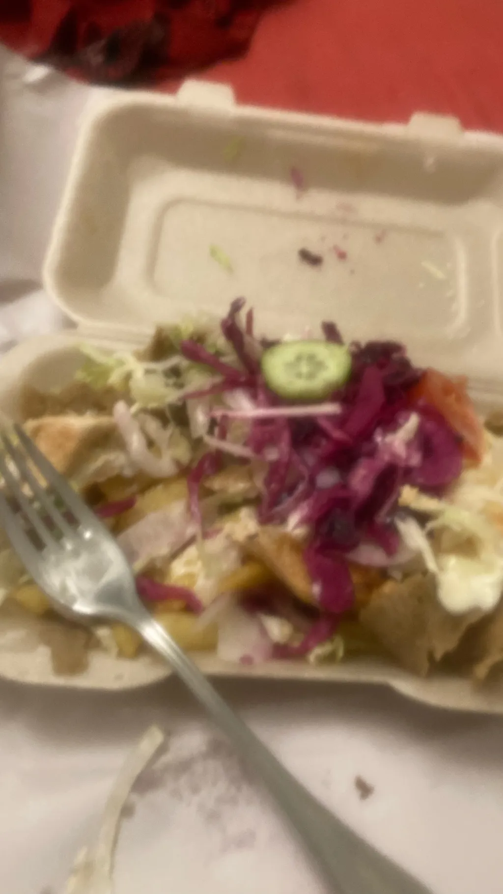 ai character: u run a kebab van background