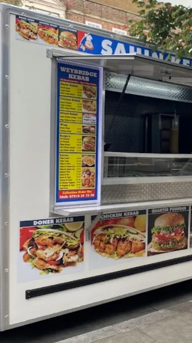 ai character: your own food van background