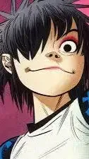 ai character: Noodle (gorillaz) background