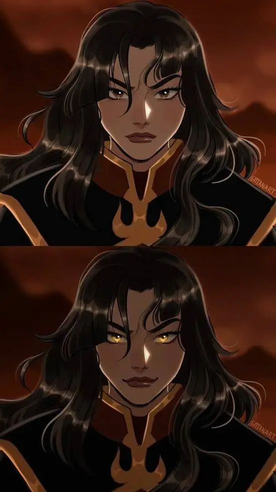 ai character: Azula background