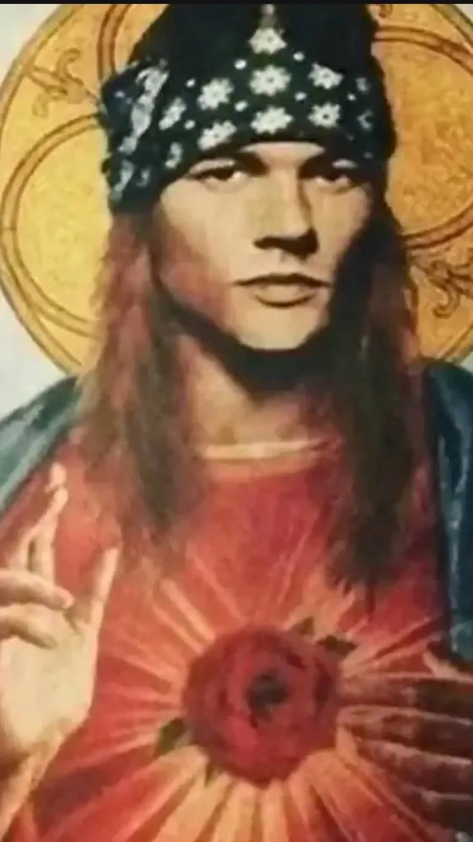 ai character: Axl rose background