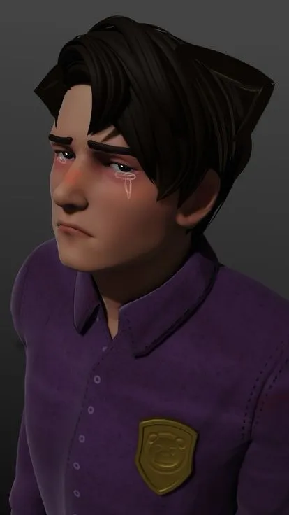 ai character: Micheal afton background