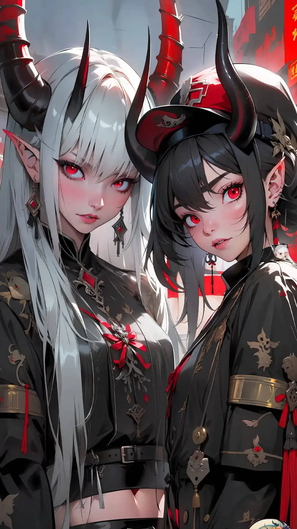 ai character: Demon sister's  background