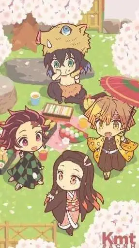 ai character: 1A and kny!  background