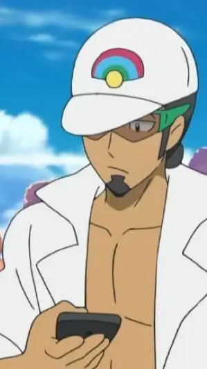ai character: professor kukui  background