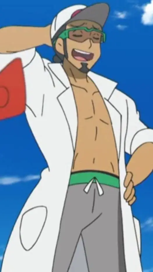 ai character: professor kukui  background