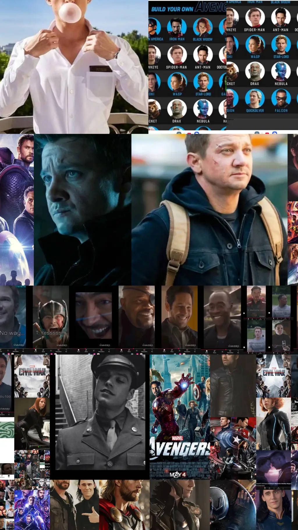 ai character: Avengers background