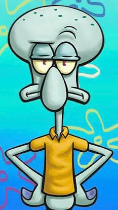 ai character: Squidward background