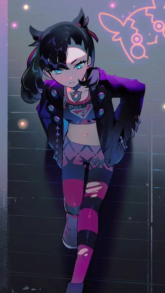 ai character: Marnie (Aged Up) background