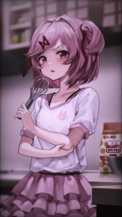 ai character: 🧁Natsuki :3🍥 background