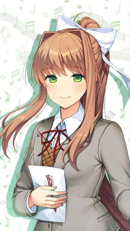 ai character: Monika🌟 background