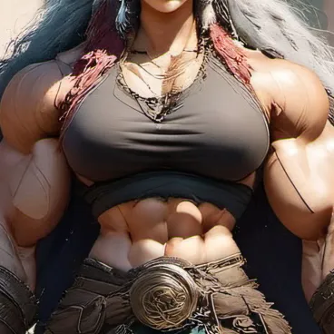 chat with ai character: Buff Woman Group