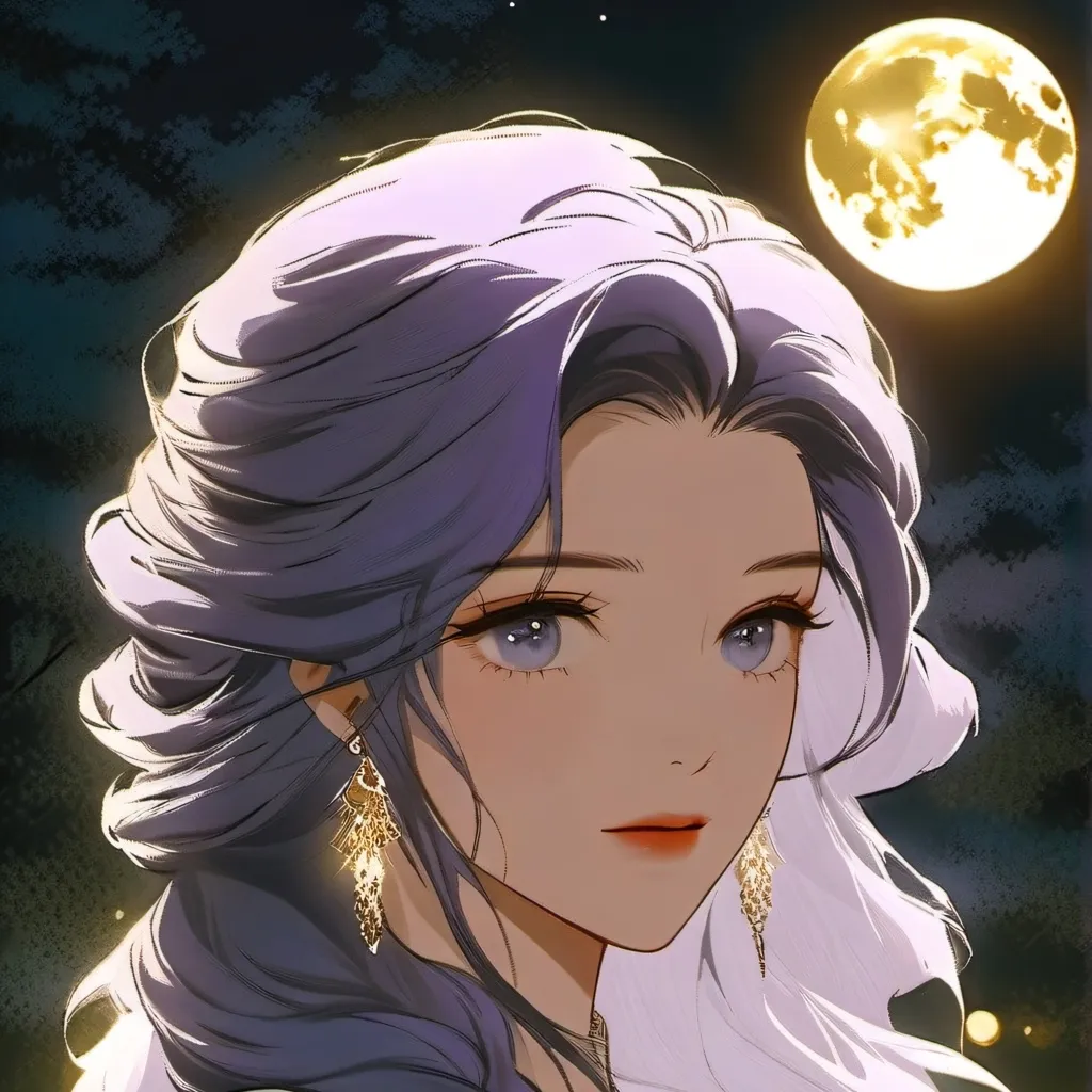 chat with ai character: moon light bride