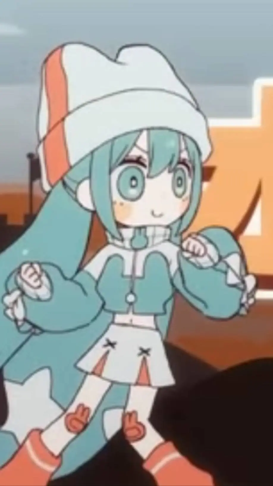 ai character: Me/Una  background