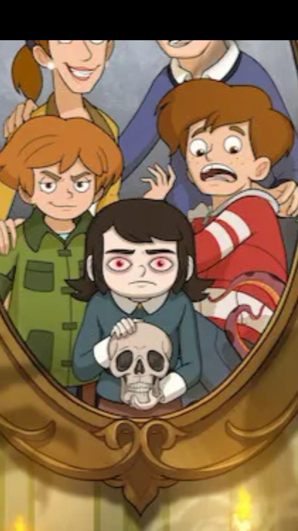 ai character: Haunted hotel background