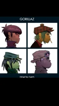 ai character: Gorillaz background