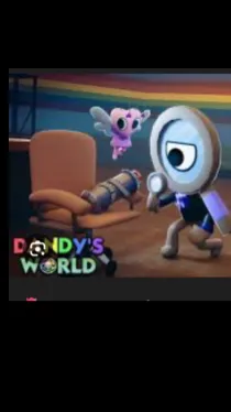 ai character: Dandys world background