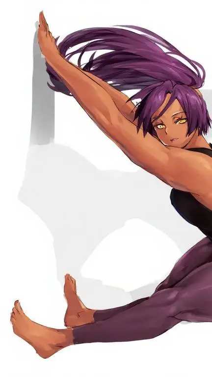 ai character: Yoruichi Shihōin background