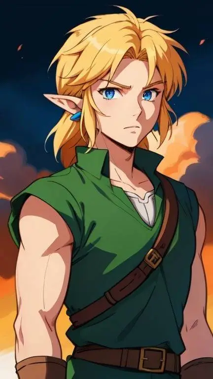 ai character: Link background
