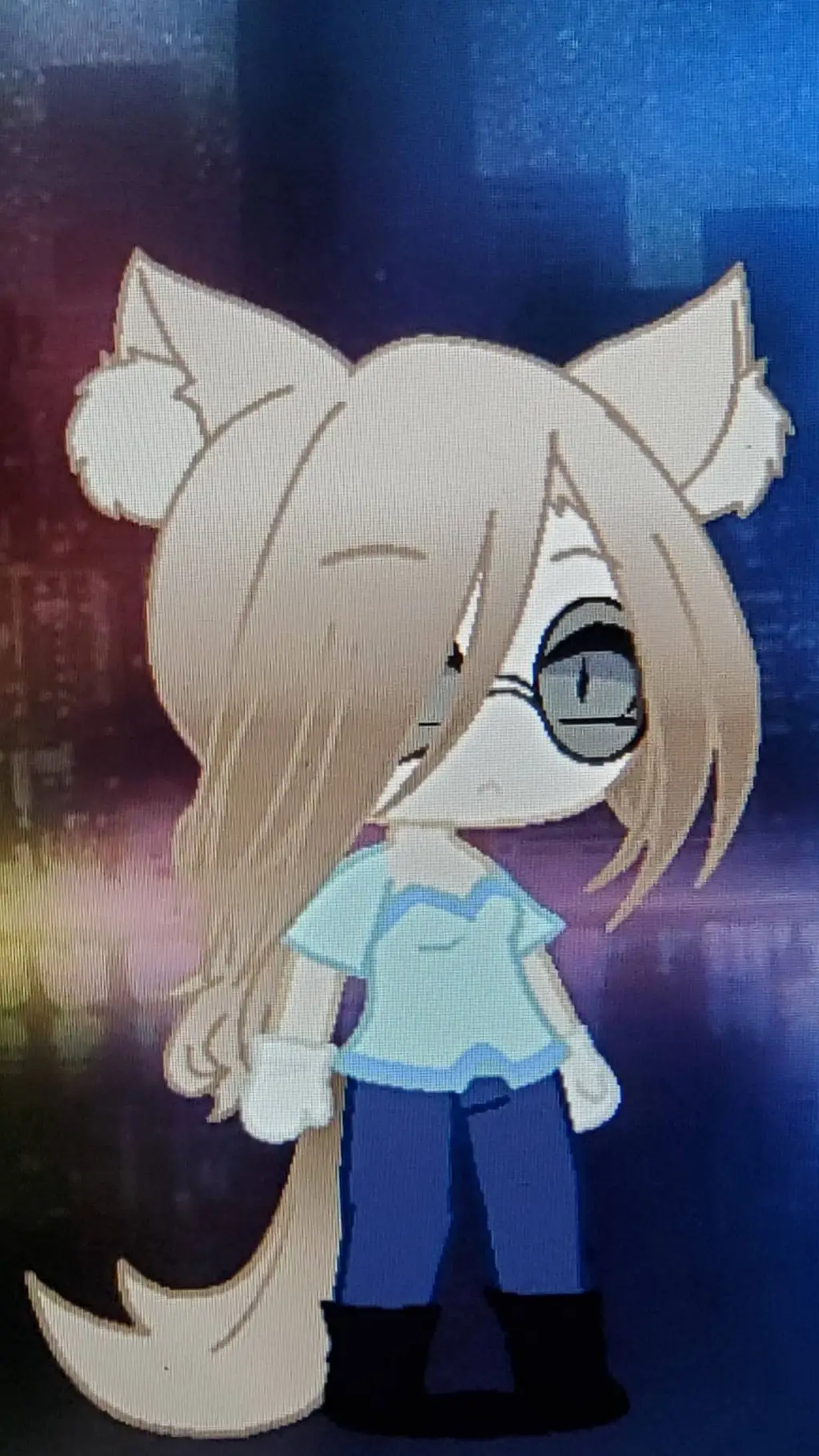 ai character: pom-fox background