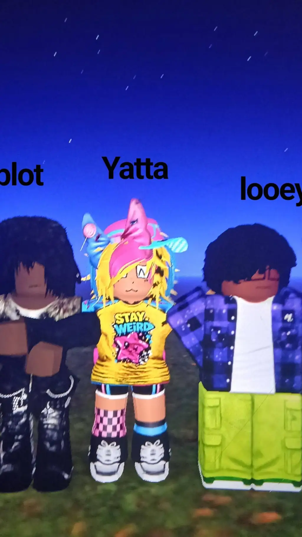 ai character: yatta and blot background