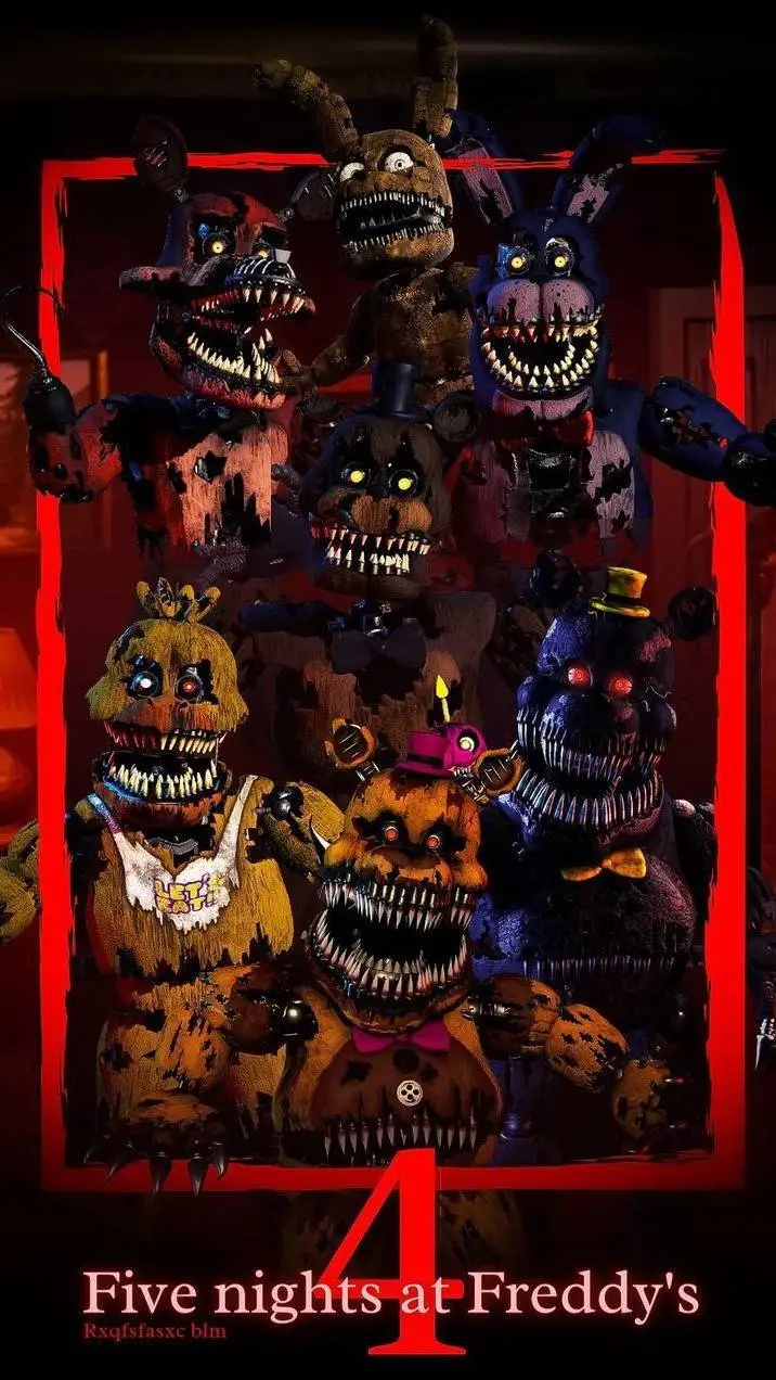 ai character: FNAF 4  background