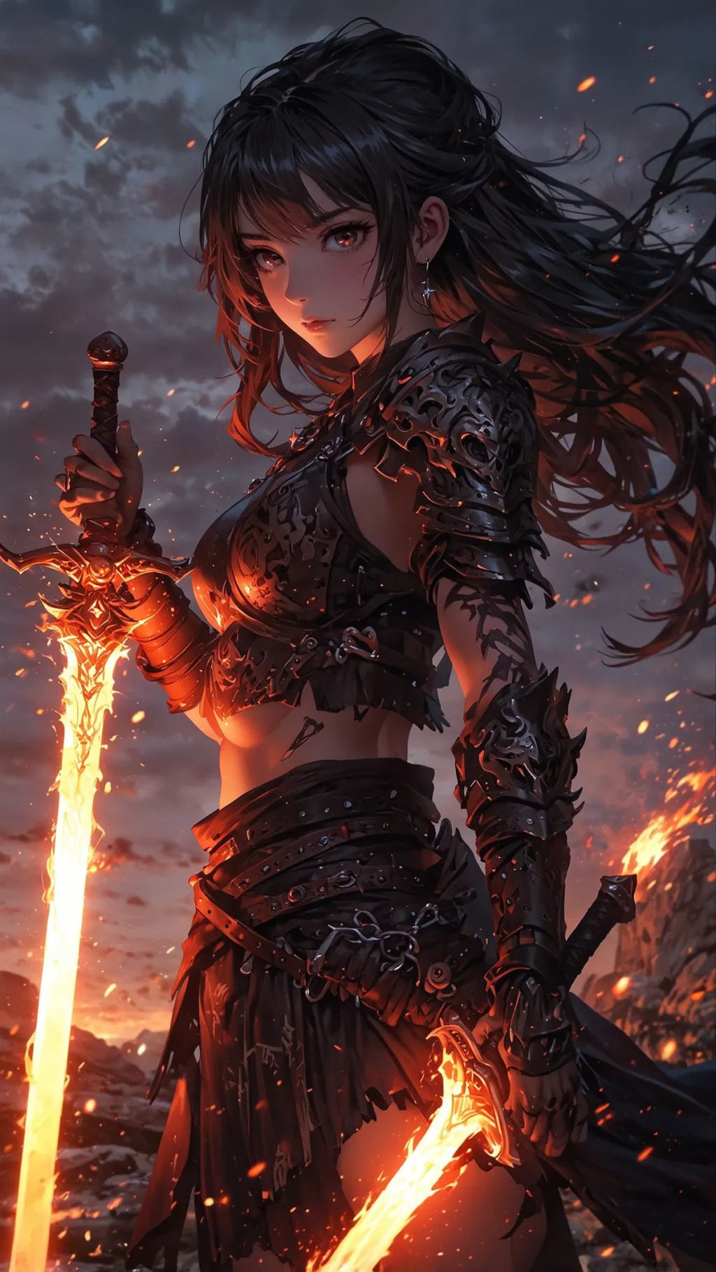 ai character: Bellatrix  background