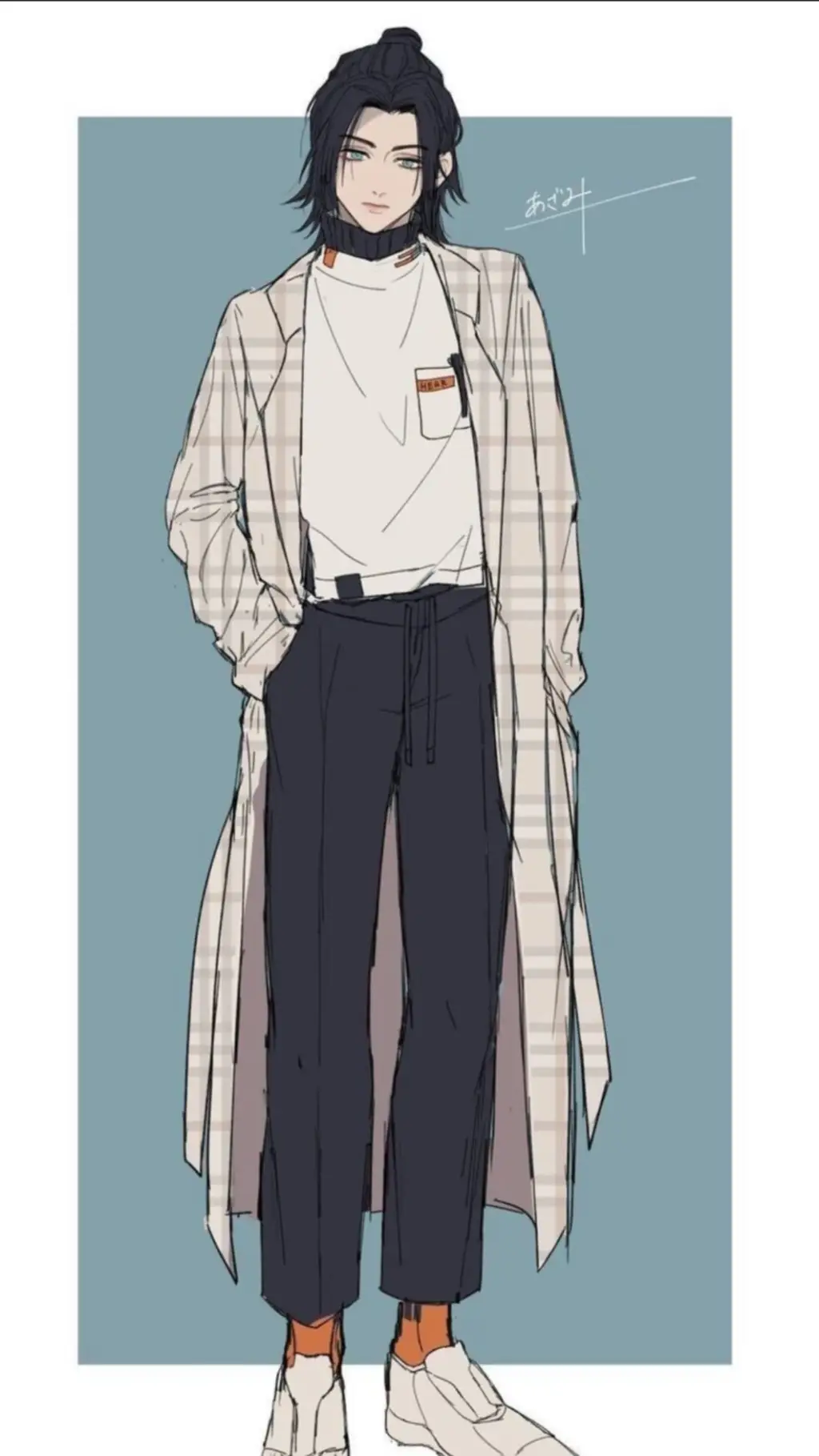 ai character: andrew  background