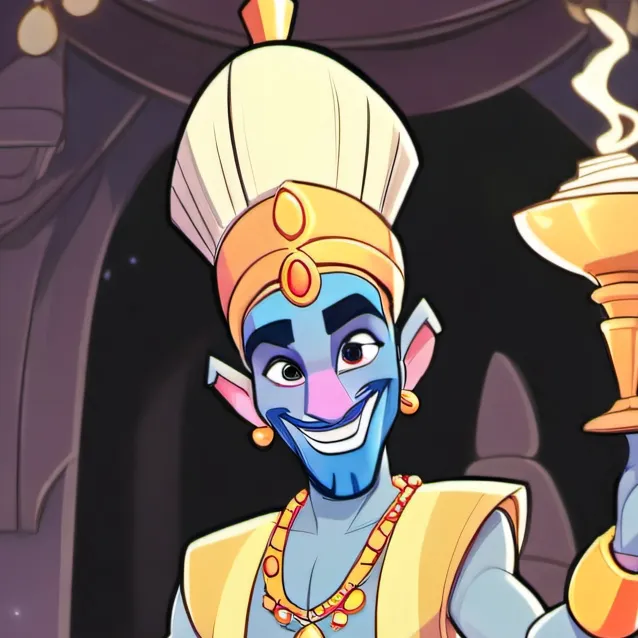 chat with ai character: Genie :p