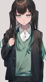 ai character: Mui and Yui  background