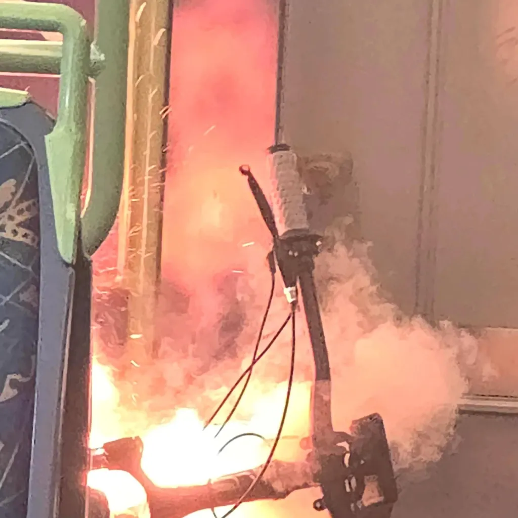 chat with ai character: E-bike fire onboar