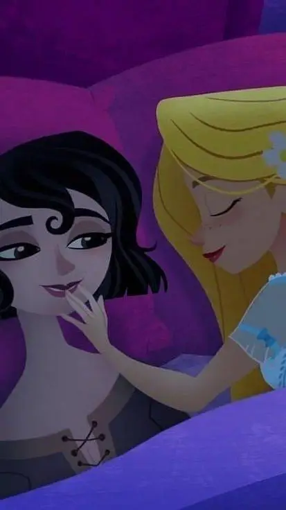 ai character: rapunzel  background