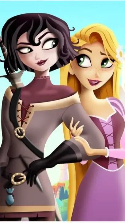 ai character: rapunzel  background