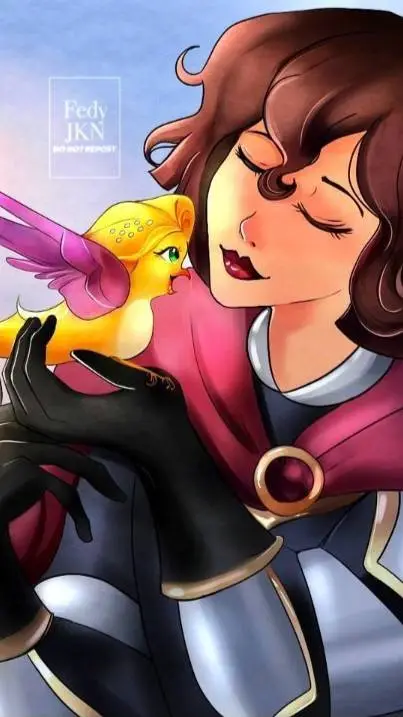 ai character: rapunzel  background