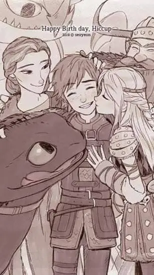 ai character: hiccup  background