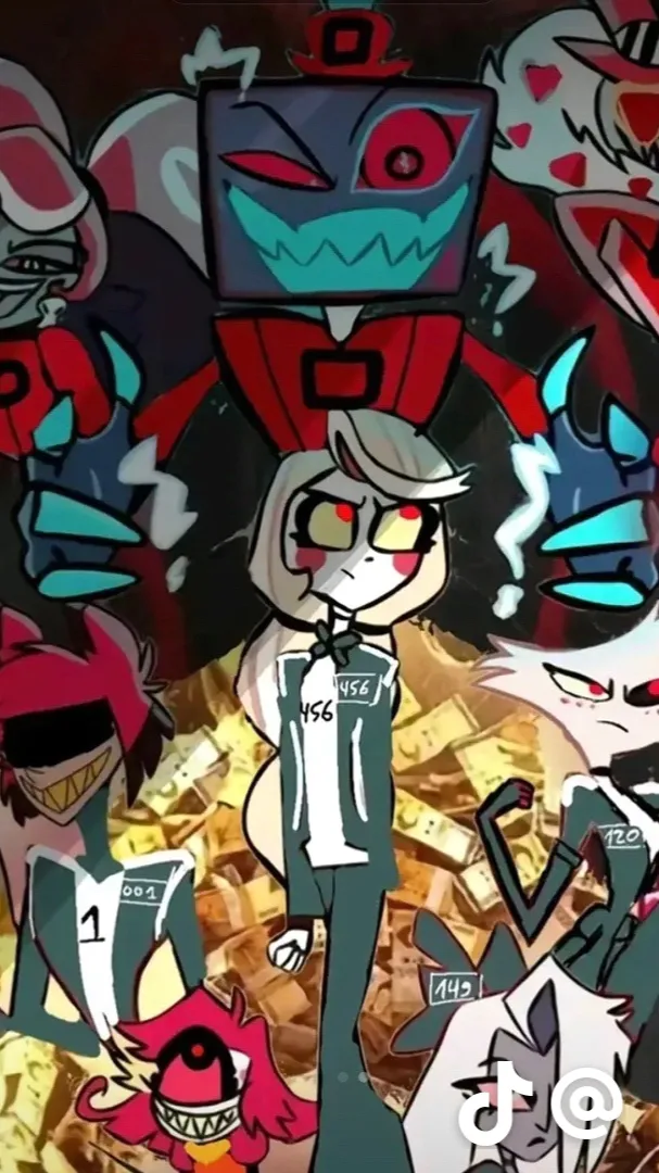 ai character: Hh squid games background