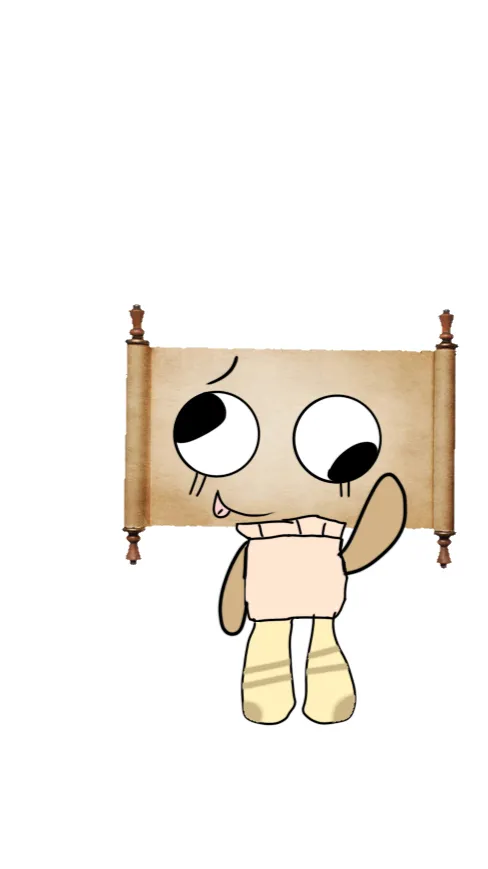 ai character: Scrolly ￼￼ background