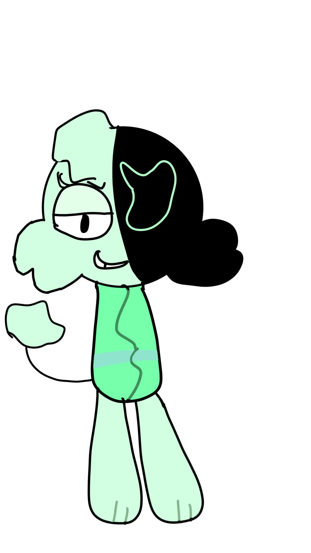 ai character: Fluffy novalight background